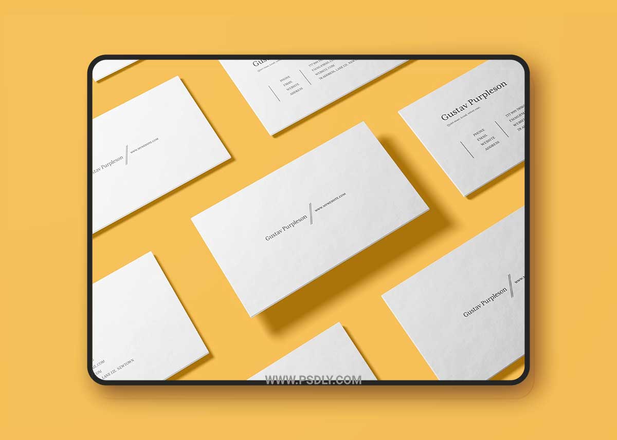 CreativeMarket - Business Card Mockup 6706235