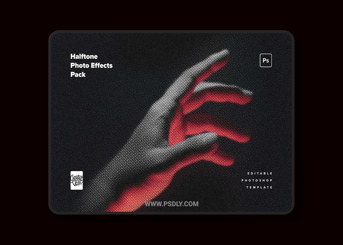 CreativeMarket - Halftone Photo Effects Pack 7088600