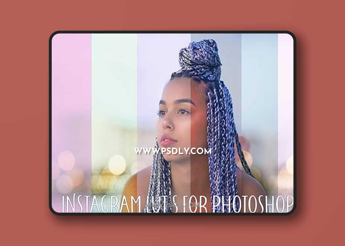 CreativeMarket - INSTAGRAM LUT'S FOR PHOTOSHOP 6445849