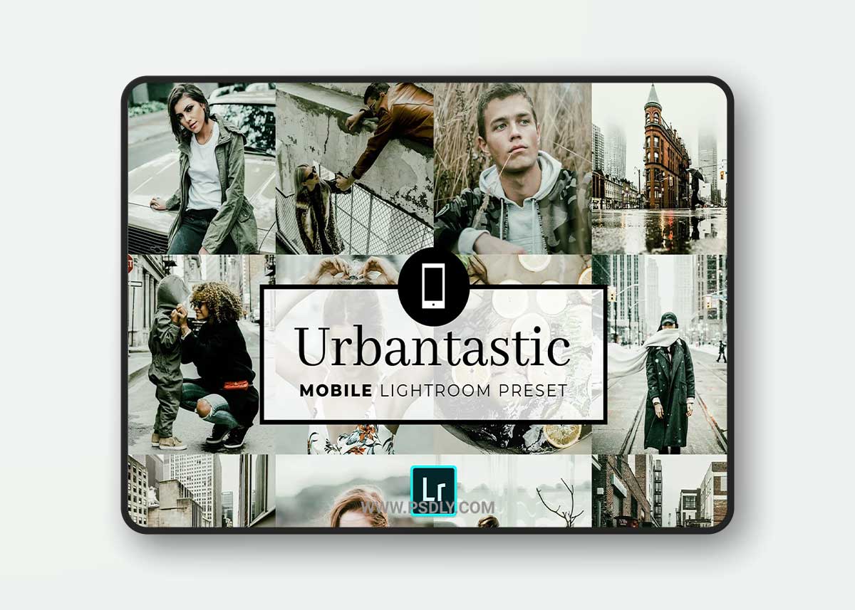 CreativeMarket - Mobile Lightroom Preset Urbantastic 3320010