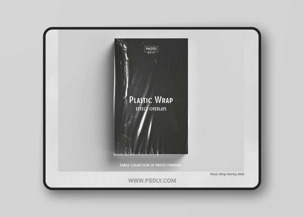 CreativeMarket - Plastic Wrap Effect Overlays 7006788