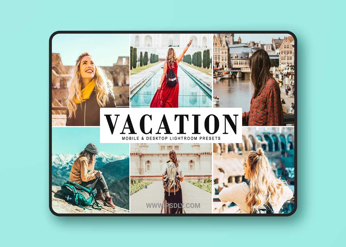 CreativeMarket - Vacation Mobile & Desktop Lightroom Presets 3983370