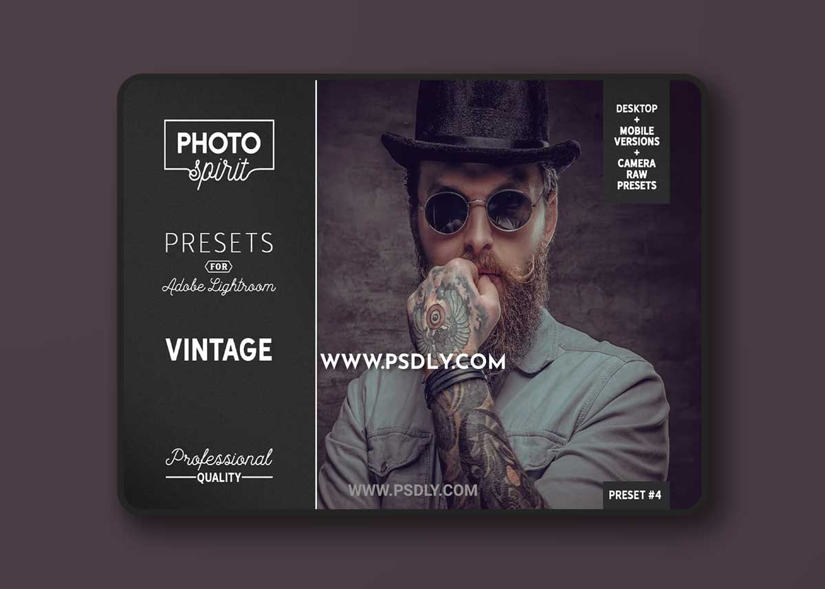 CreativeMarket - Vintage LR Presets Mobile + Desktop 3722014