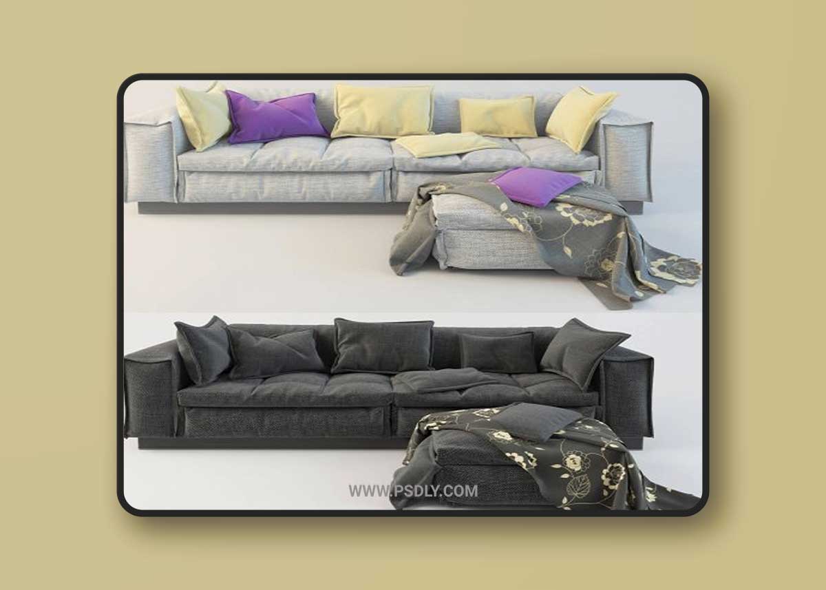 Divan Paola Vella 3D Model