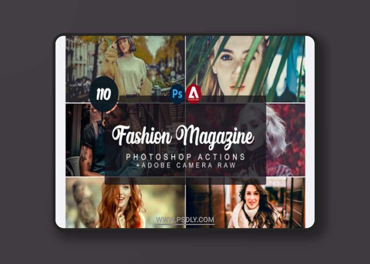 Fashion Magazine Photoshop Actions