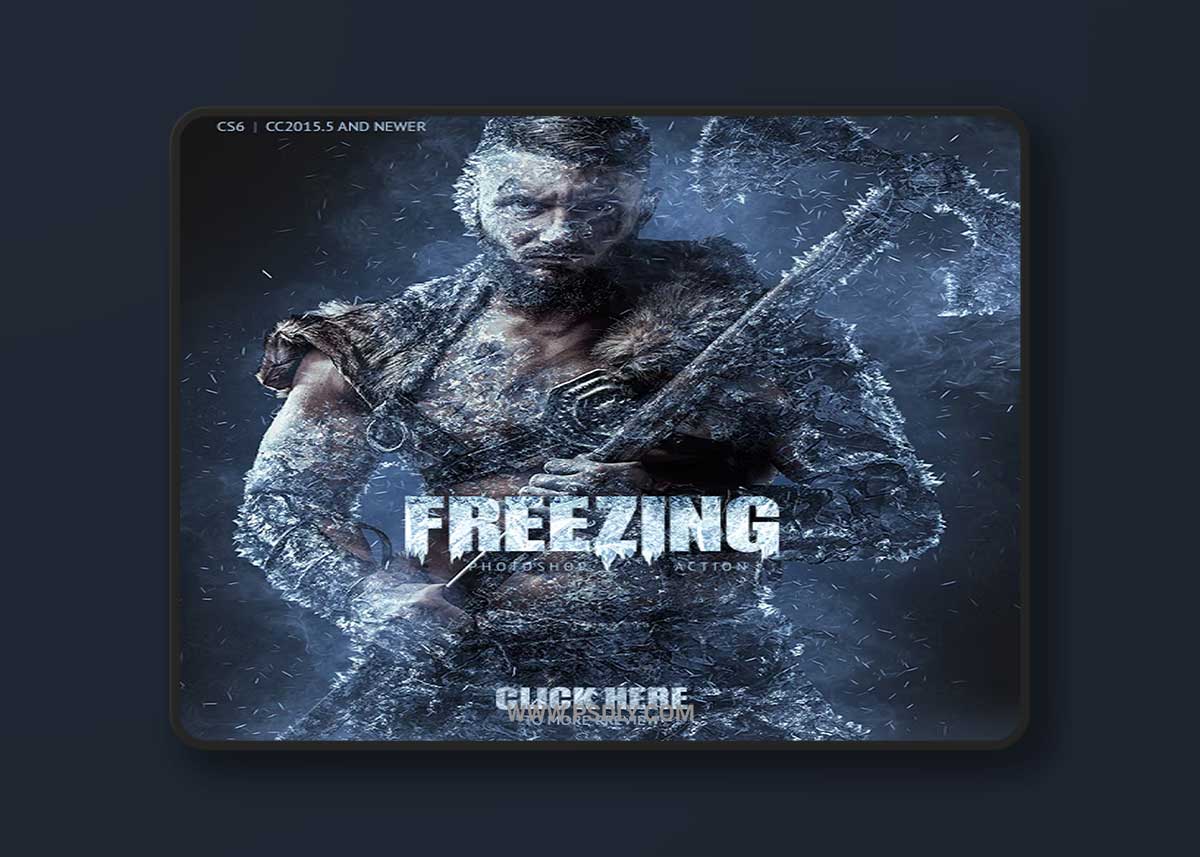 Freezing Photoshop Action 33828256