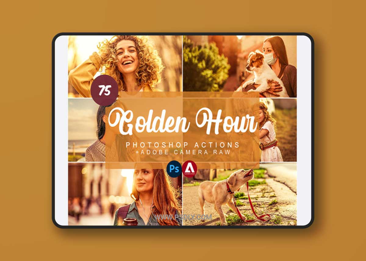Golden Hour Effect Photoshop Actions