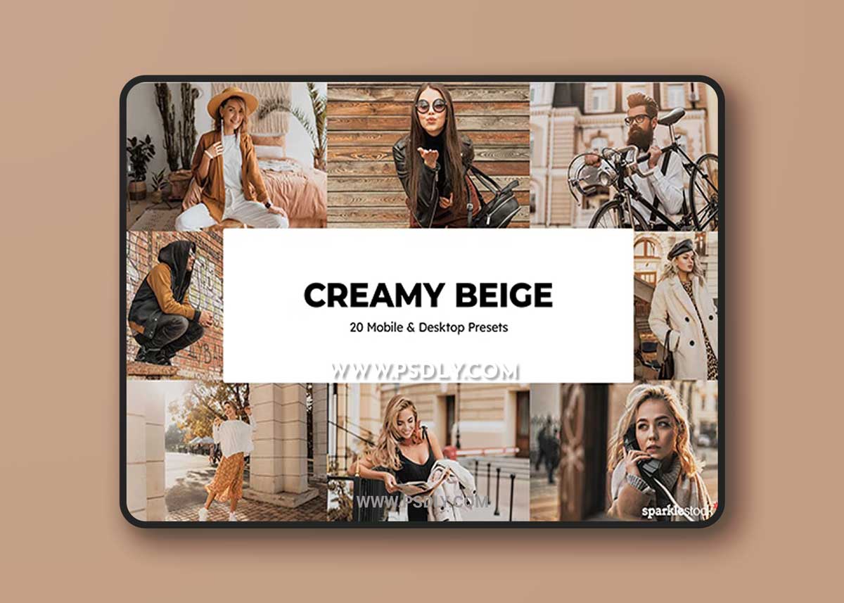 GraphicRiver - 20 Creamy Beige Lightroom Presets 36431703