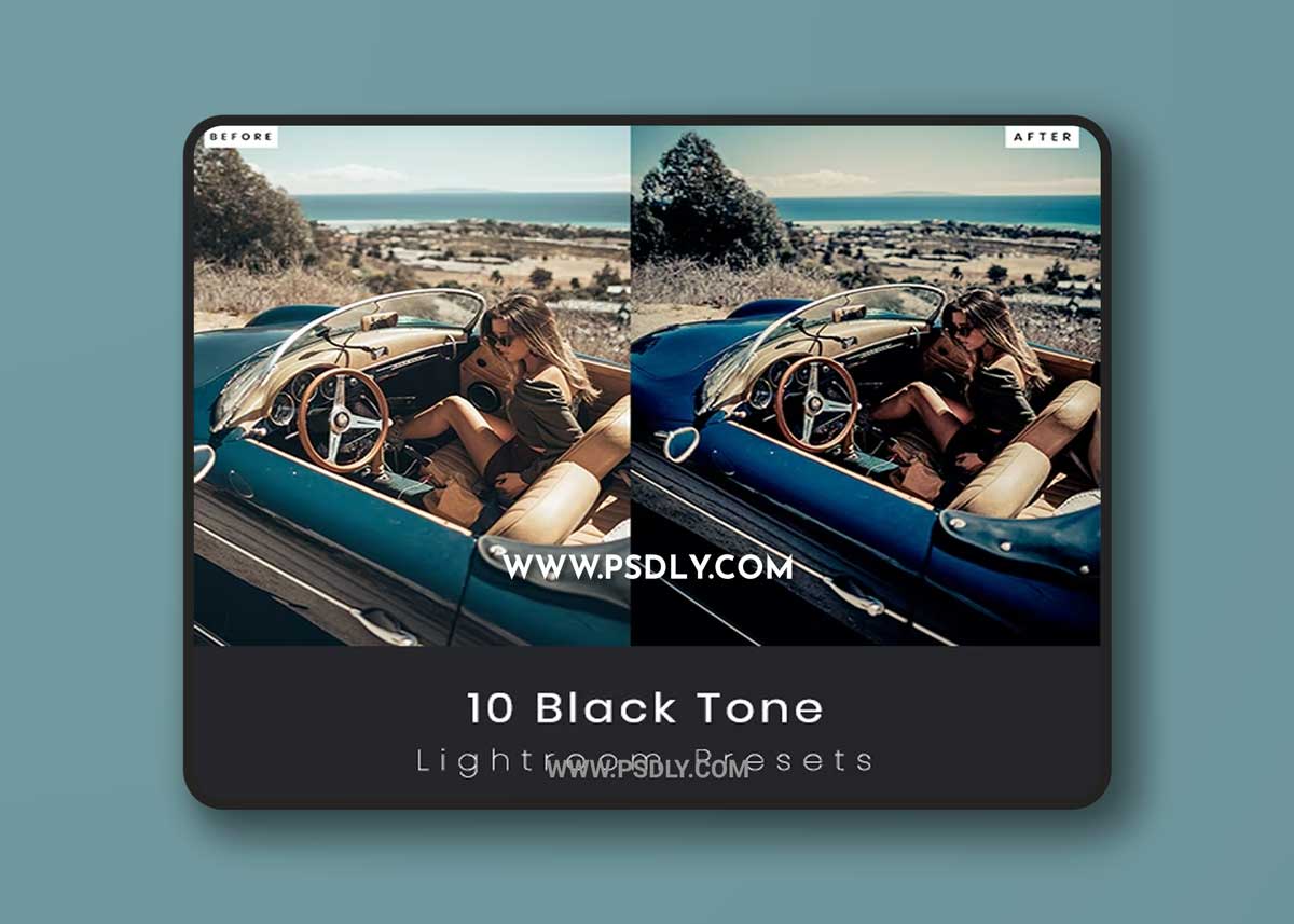 GraphicRiver - Black Tone Lightroom Presets 36347241