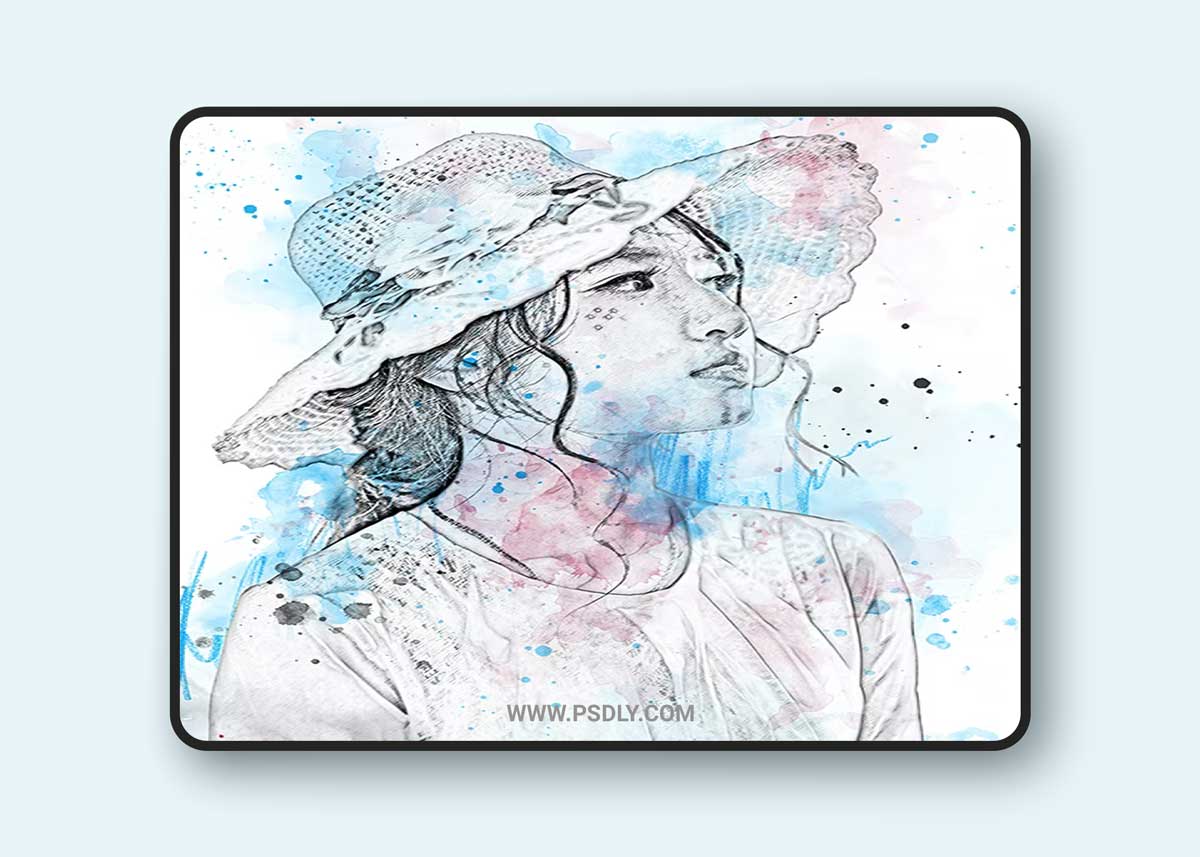 GraphicRiver - Pencil sketch photoshop effect 35382261