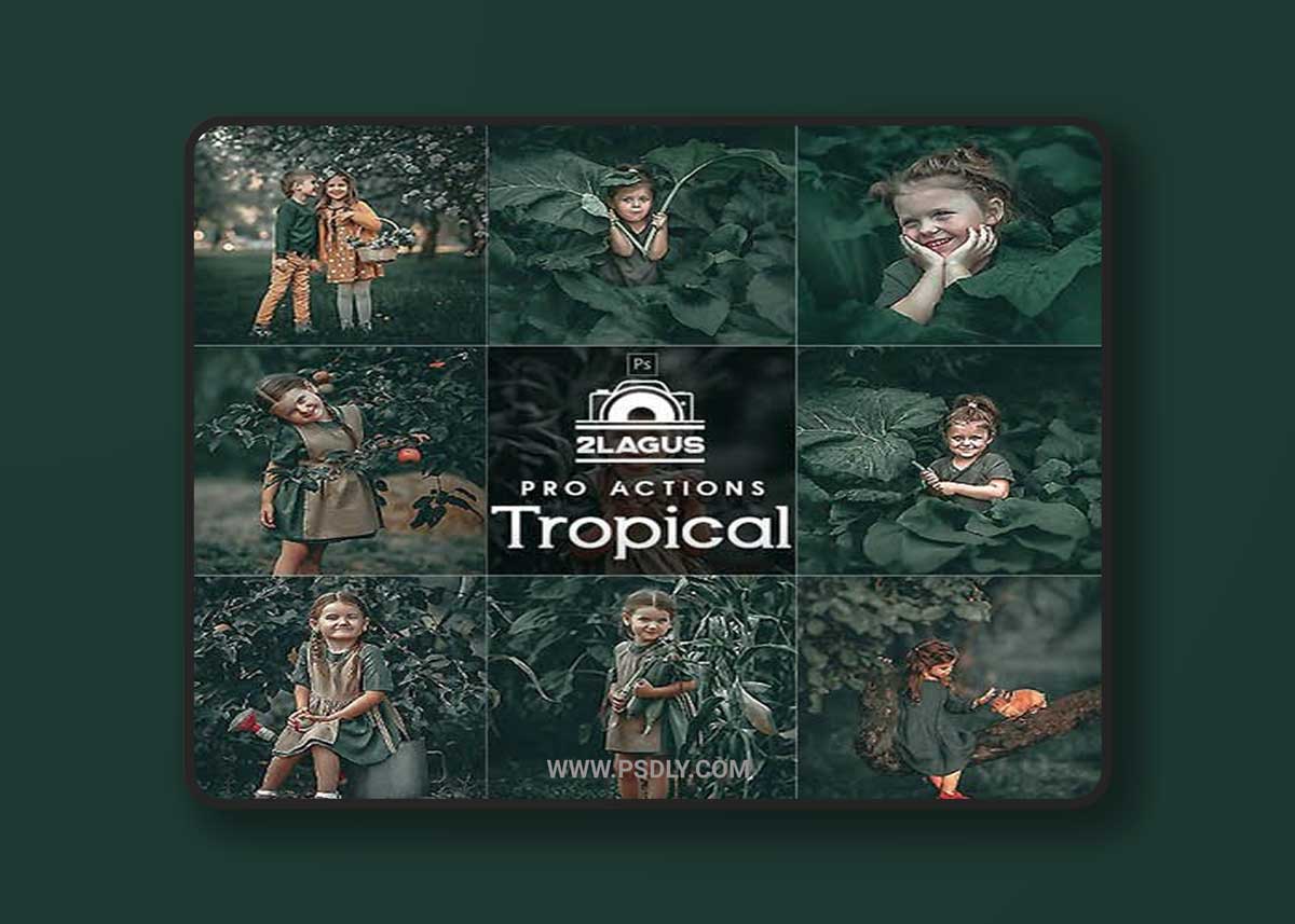 GraphicRiver - Tropical Photoshop Actions 27184823
