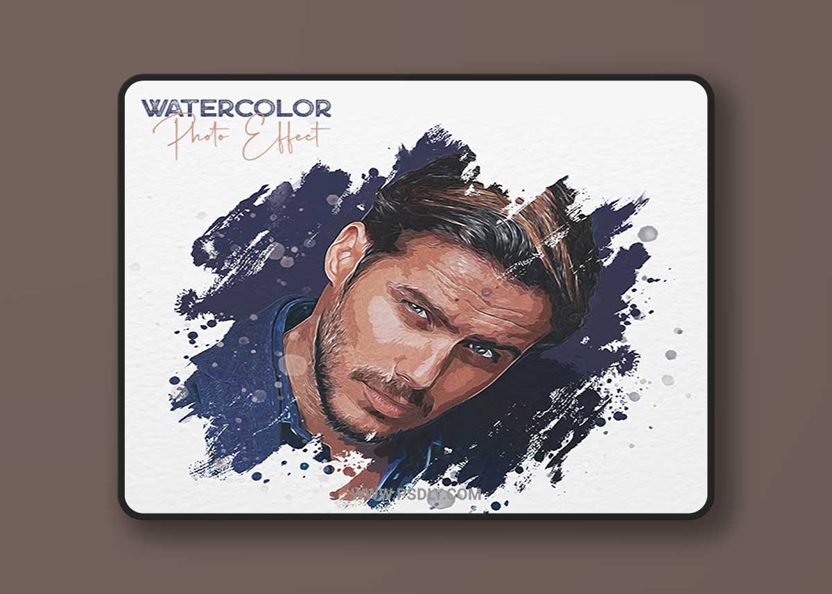 GraphicRiver - Watercolor Photo Effect 34598336