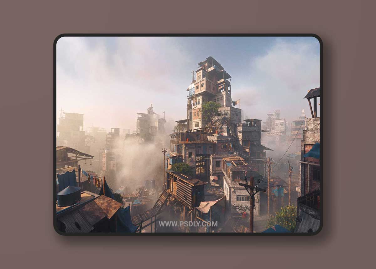 Kitbash3d – Favelas 3D Model