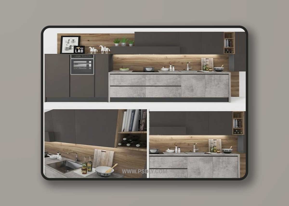 Kitchen Arredo 3, Kali 5 3D Model