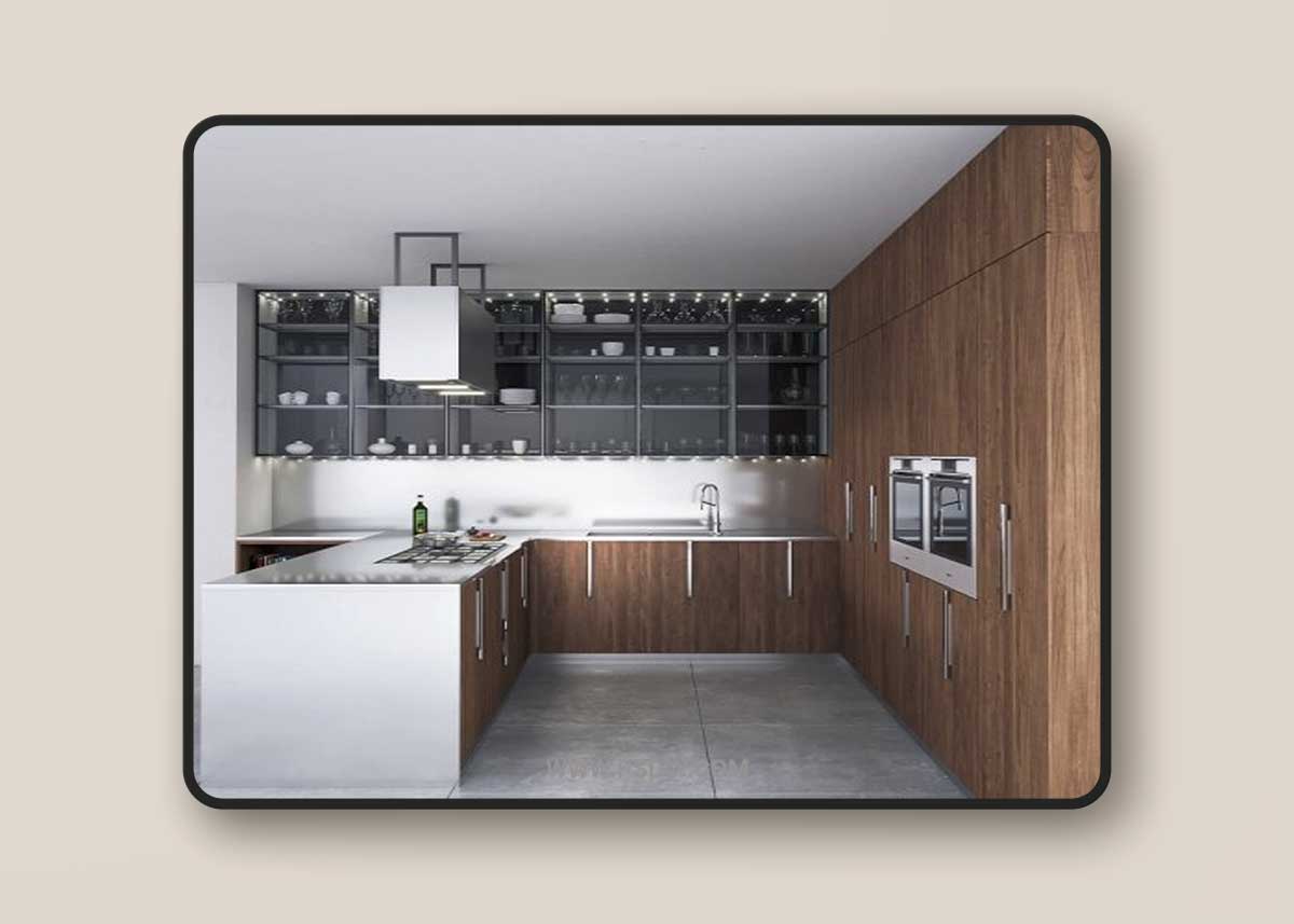 Kitchen Barrique Cucina in acciaio 3D Model