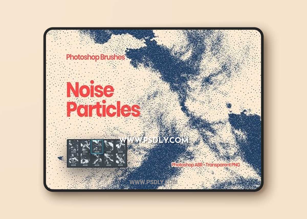 Noise Particle Photoshop Brushes