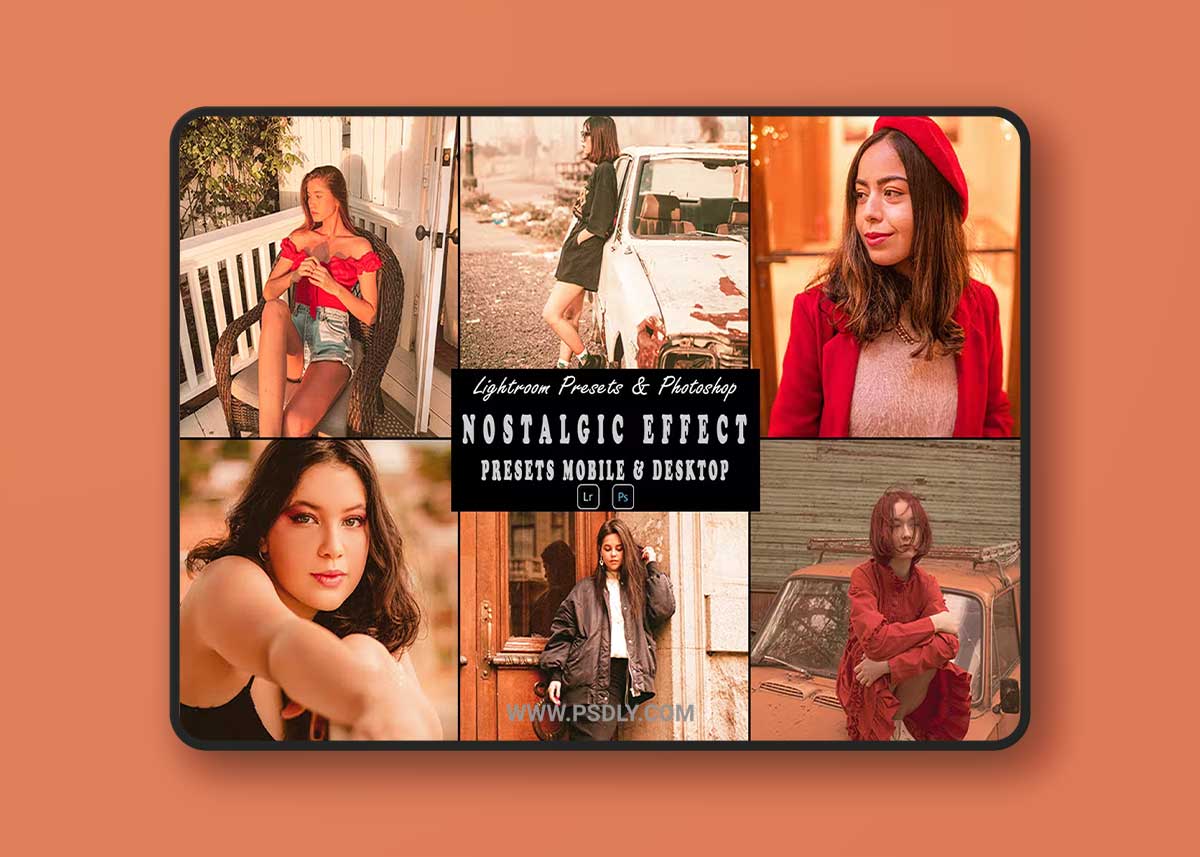 Nostalgic Effect Action Photoshop & Lightrom CQEPCJ6