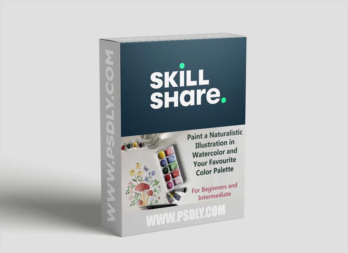 Paint a Naturalistic Illustration in Watercolor and Your Favourite Color Palette