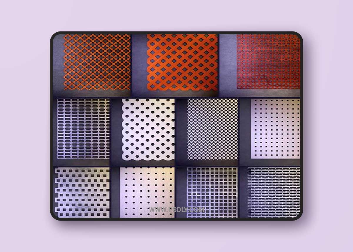 Perforated panel 1 3D Model