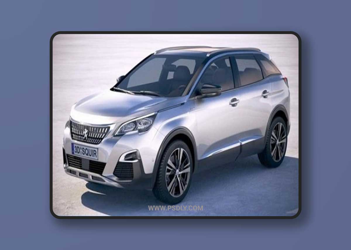 Peugeot 3008 2019 3D Model 3D Model