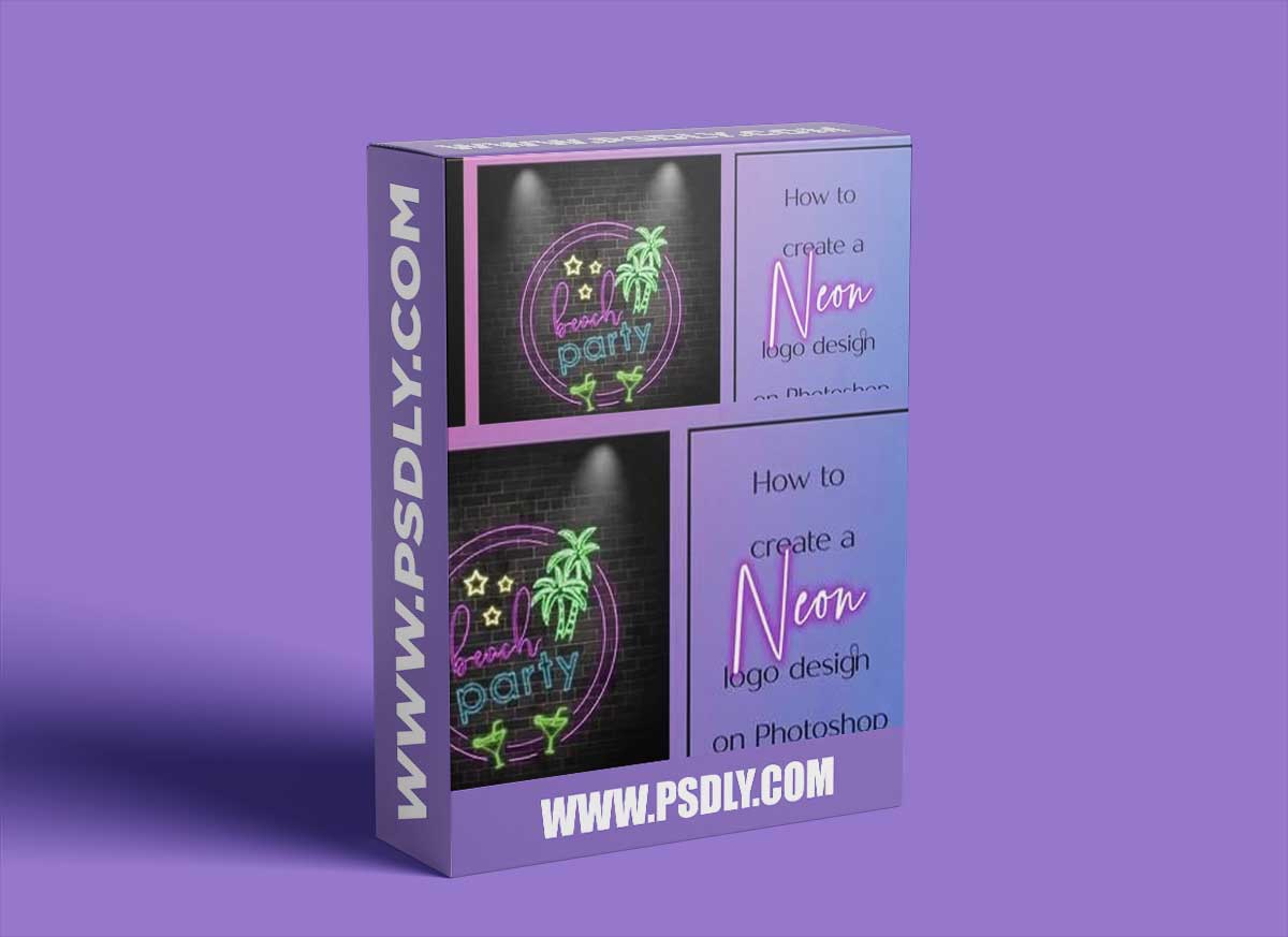 Photoshop basics: How to create a simple neon logo design