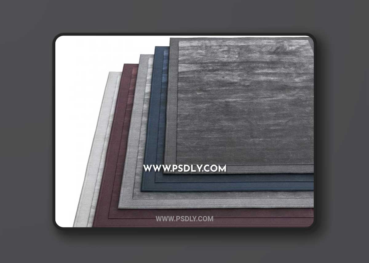 Poliform frame carpets 3D Models