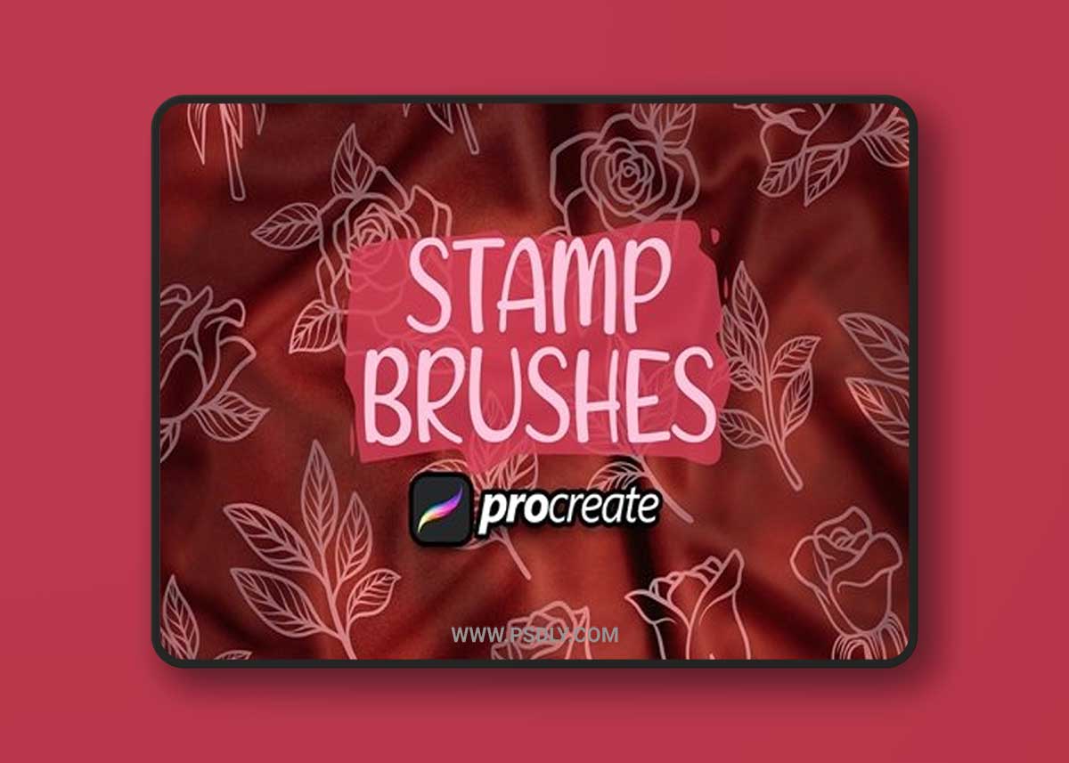 Roses Brush stamp