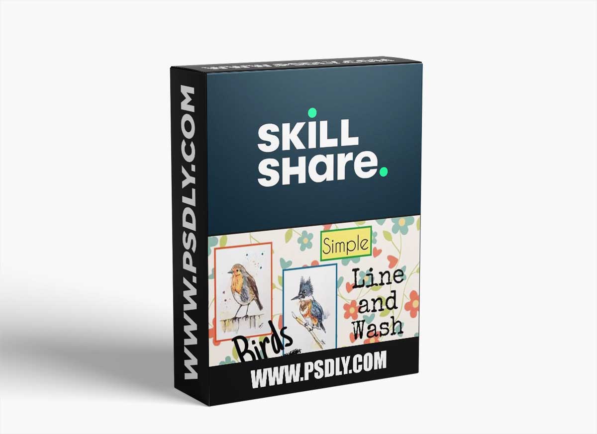 SIMPLE LINE & WASH : BIRDS