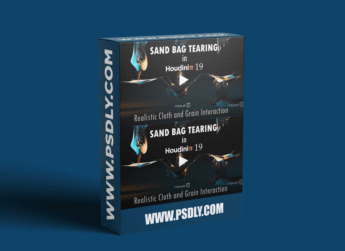 Sand Bag Tearing in Houdini: Realistic Cloth and Grain Interaction