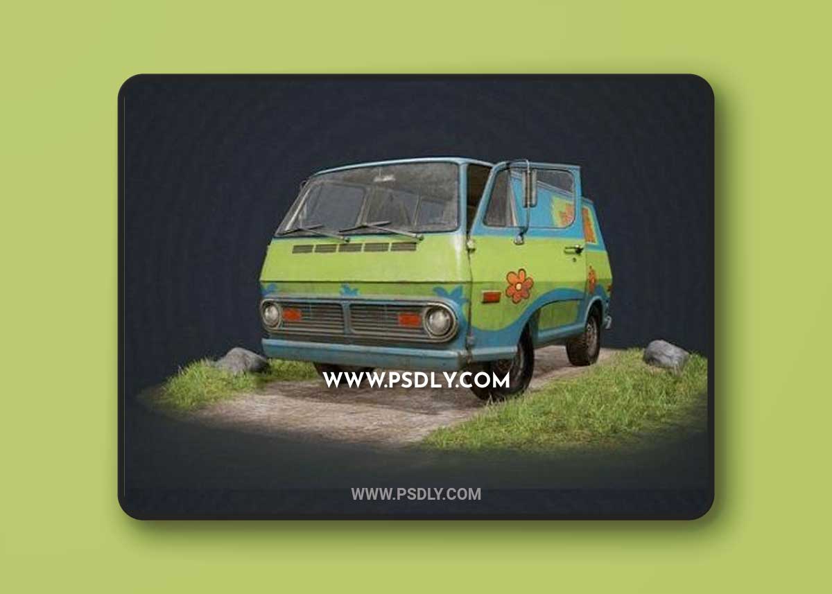 Scooby-doo mystery machine 3D Models
