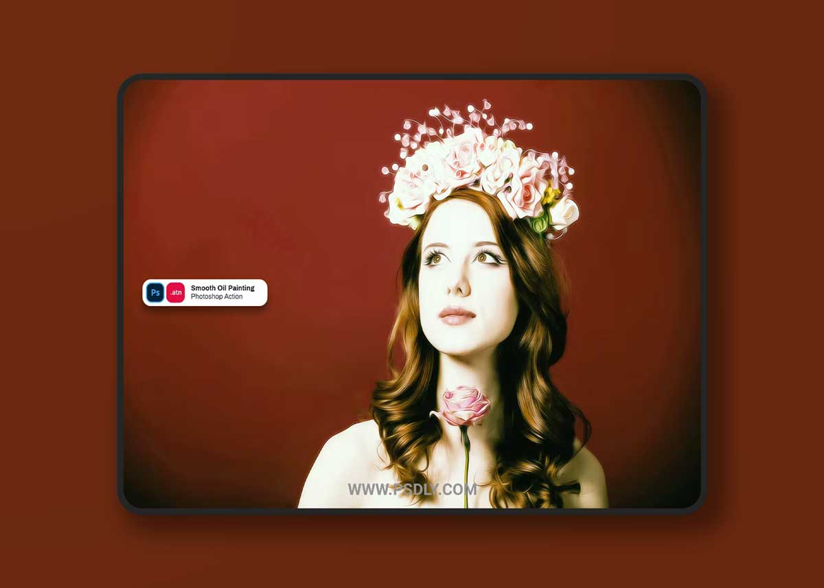 Smooth Oil Painting Photoshop Action