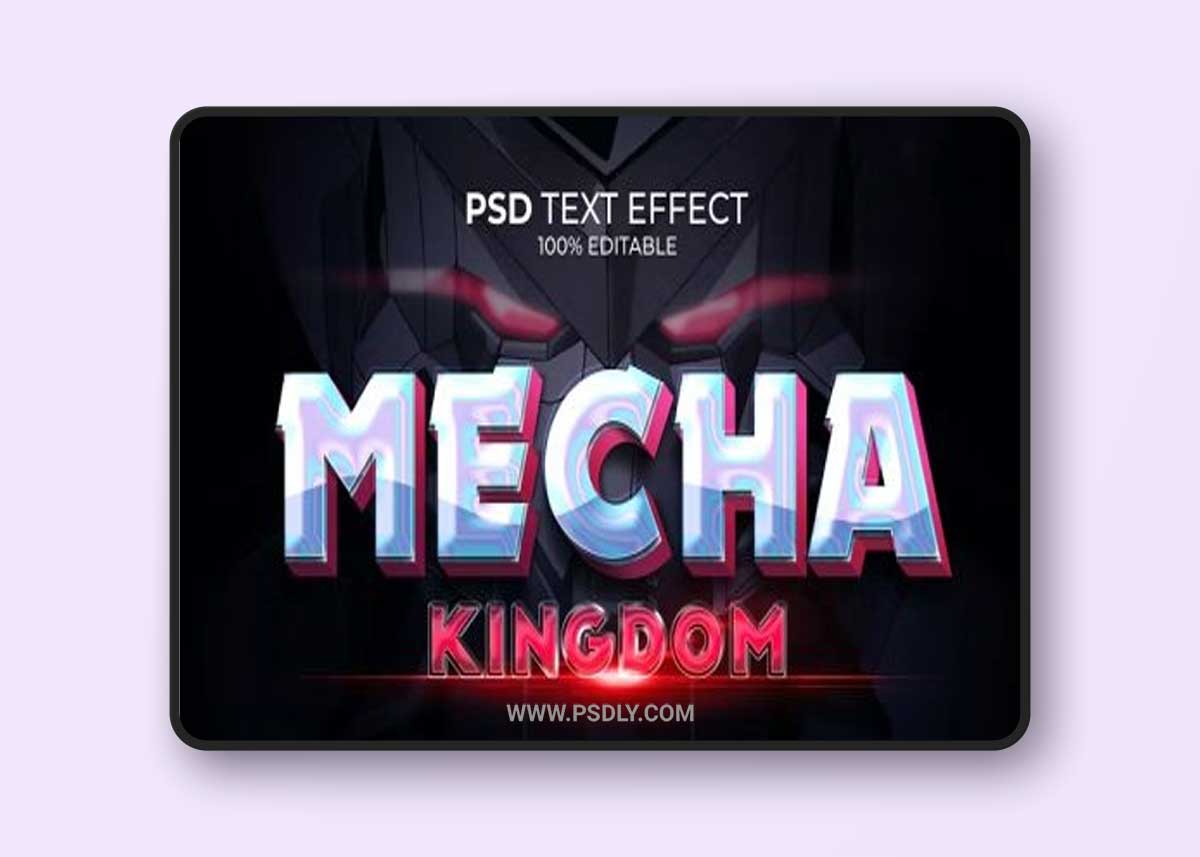 Text Effect photoshop action