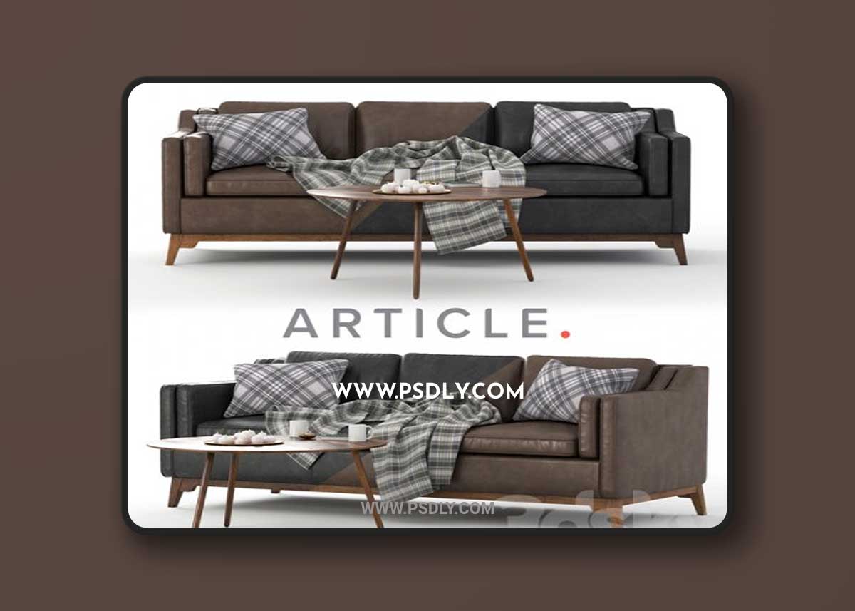 Worthington Sofa and Coffe Table Amoeba