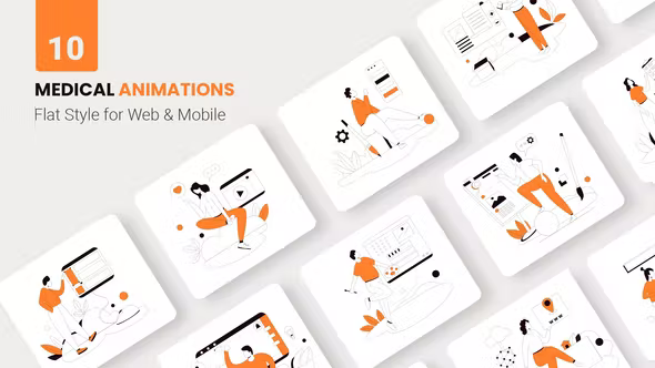 Videohive Website Design Animations - Flat Concept 36730552