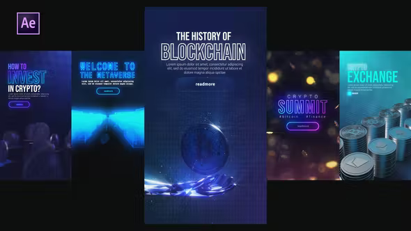 Videohive Crypto Instagram Stories 36670362