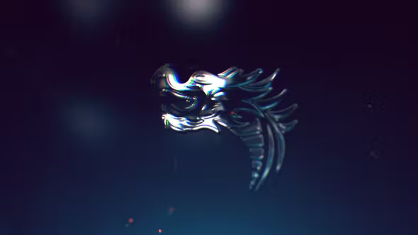 Videohive Chrome Glitch Logo 36719771