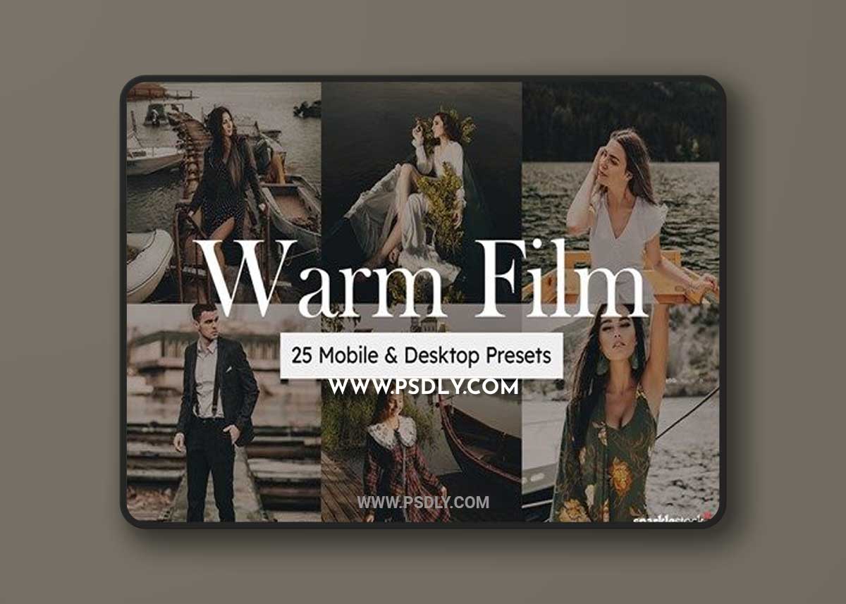 25 Warm Film Lightroom Presets and LUTs
