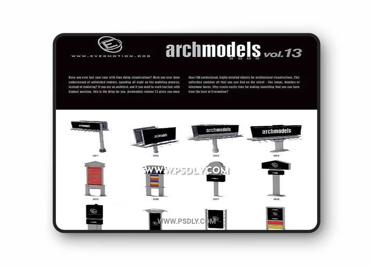 3D Models Evermotion Archmodels v 013
