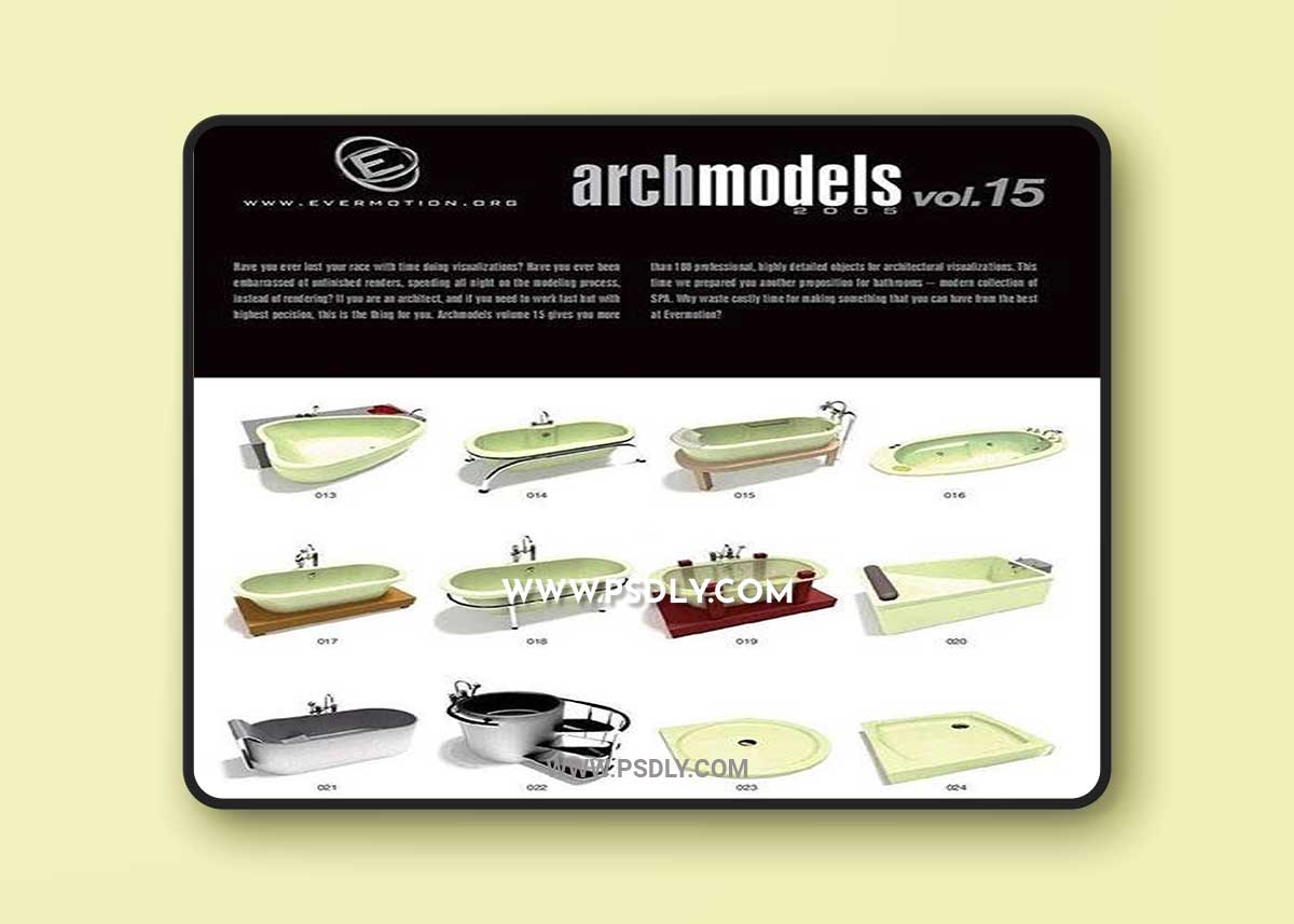 3D Models Evermotion Archmodels v 015