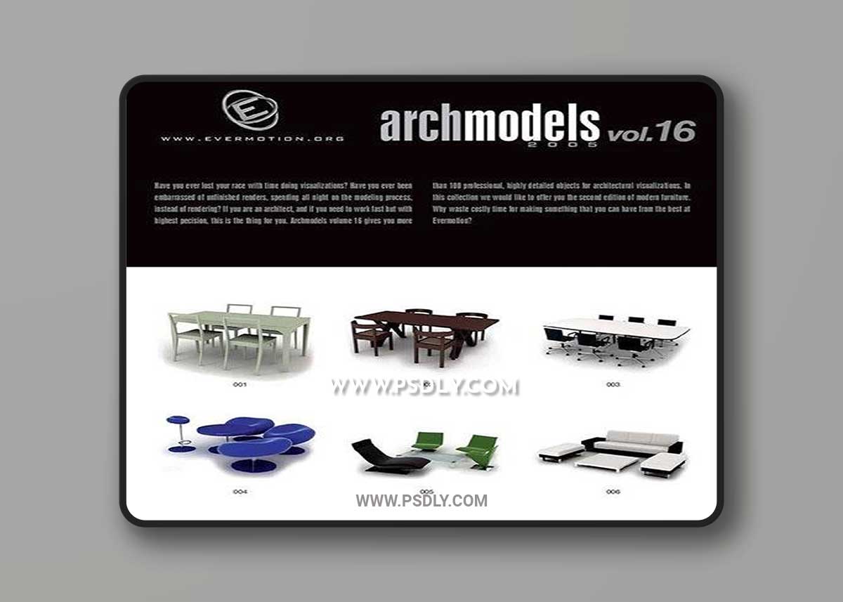 3D Models Evermotion Archmodels v 016
