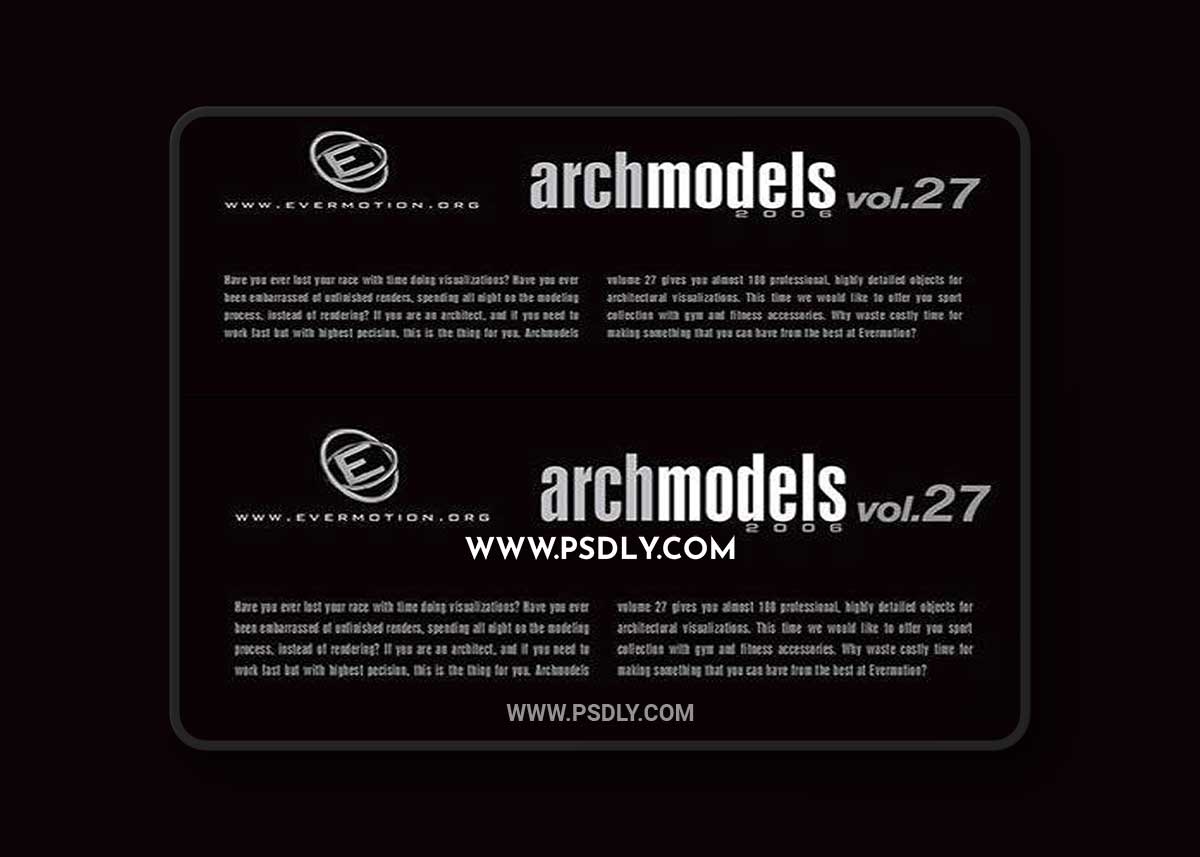 3D Models Evermotion Archmodels v 027