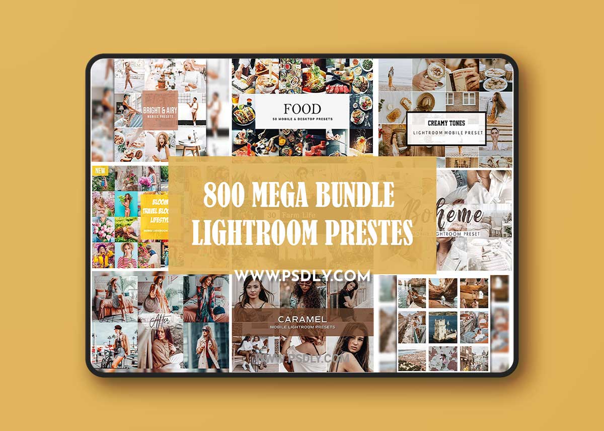 800 Mega Lightroom Presets Bundle