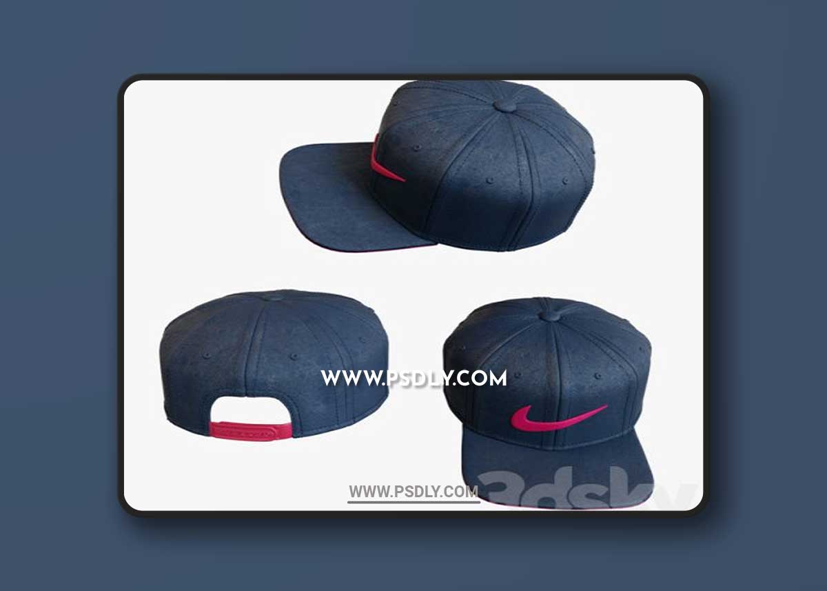 Baseball cap NEKE SWOOSH PRO - BLUE