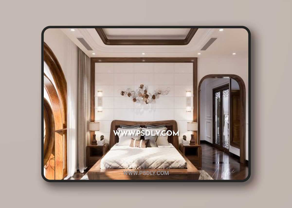 Bedroom 02 By Phung Manh Ha 3D Model