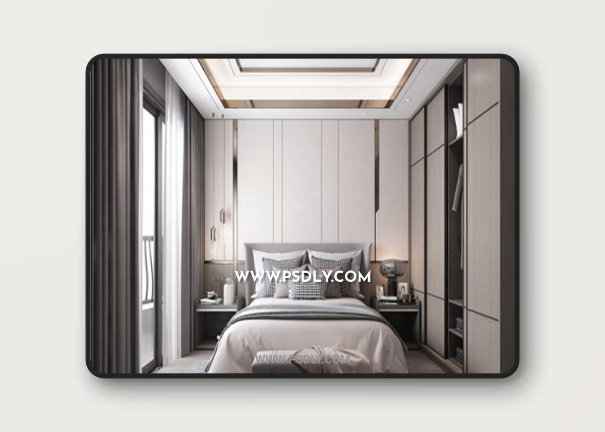 Bedroom Interior 06 By Huy Hieu Lee 3D Model