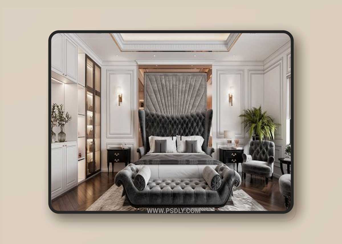 Bedroom Interior by Phan Thanh Duong 3D Model