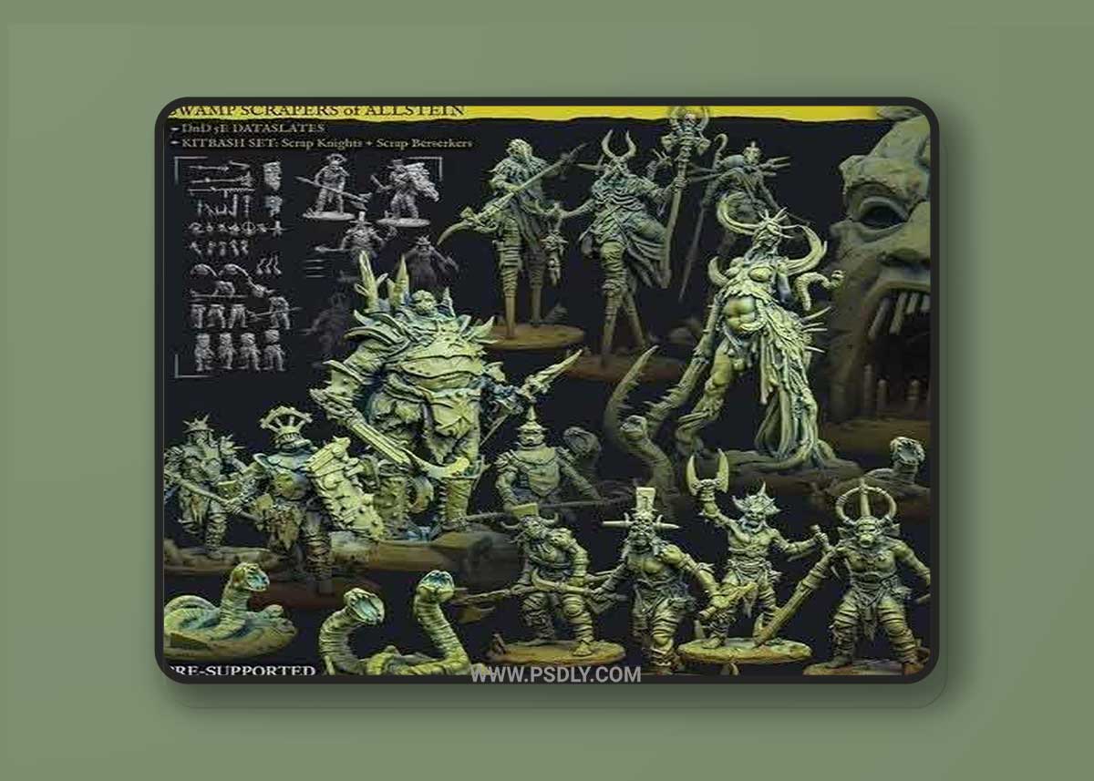 Bestiarum Miniatures May 2021 3D Printable