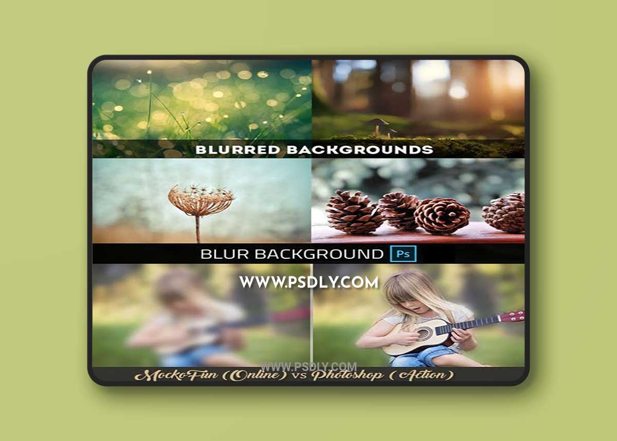 Blur Background - Photoshop Action