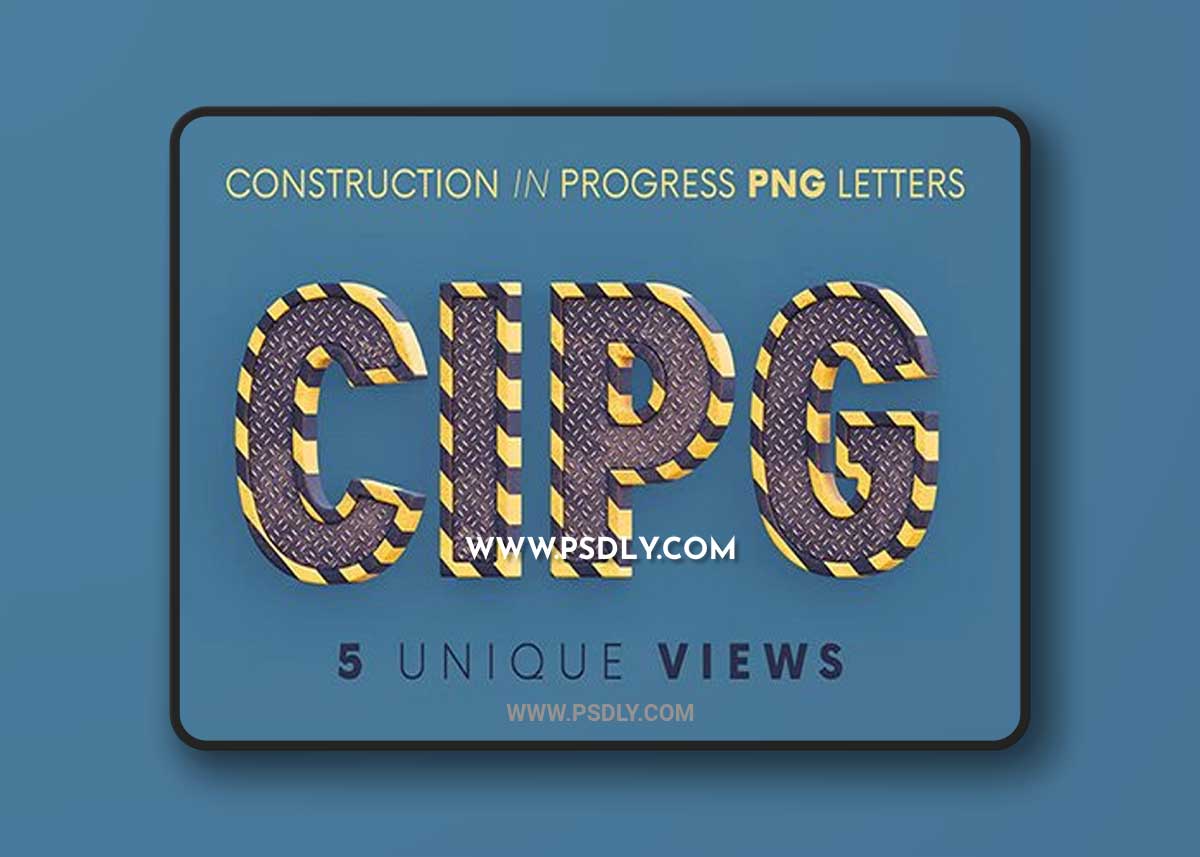 Construction Progress - 3D Lettering