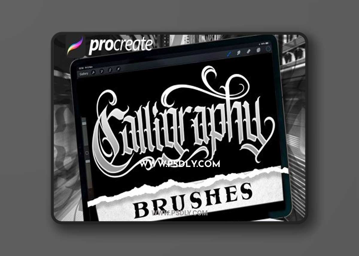 CreativeMarket - Calligraphy Brush #1 6657473
